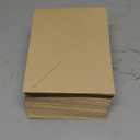 100 Pack A6 Kraft Paper Envelopes, V-Flap Envelope - Ideal for Invitations, Weddings, Birthdays, Baby Showers, Greeting Cards & Thank You Notes (Light Brown)