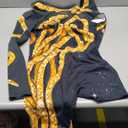 Kids Gold Snake Bodysuit Outfit for Girls Boys Celebrity Party Concert Cosplay Costume, 9-10 Y, 150cm