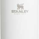 Stanley Adventure-To-Go Vacuum Bottle 1.1 qt | Wide Mouth with Leakproof Cup Lid | Keep Drinks Hot or Cold | Packable for Travel | Insulated Stainless Steel Thermal Bottle | BPA-Free | Frost (35.2 Ounces)