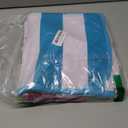 Aqua Monterey Hammock Pool Float - Three Pack - Light Blue, Lime Green & Burgundy/White Stripe, 3-Pack