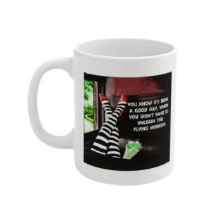 Trendy Accessories Inspirational Quote Red Shoes Design Pattern Print 11 ounce Ceramic Coffee Mug Tea Cup