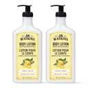 J.R. Watkins Daily Moisturizing Body Lotion, Lemon Cream, 18 fl oz, 2 Pack