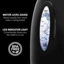 OVENTE Electric Kettle, 1.7L Fast Boiling Water Heater for Coffee or Tea, BPA Free with Water Level Gauge, Auto Shut-Off, Boil-Dry Protection, Indicator Light and Removable Filter, Black KP72B