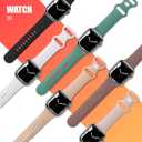 THWALK 6 Pack Sport Bands Compatible with Apple Watch Band Ultra 3/2/1 49mm, Series 11/10 46/42mm, 9/8/7 45/41mm, SE/6/5/4 44/40mm, 3/2/1 42/38mm for Women Men