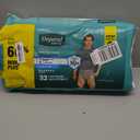 Depend Fresh Protection Adult Diapers, Incontinence Underwear for Men, Disposable, Maximum, Small/Medium, Grey, 32 Count