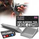 Blend Frend Hair Clipper Comb, Grade 1 (3mm), At-home Users, novice barbers, U.K Made, Compatible with all Clipper Brands, Blending Comb - Original