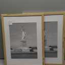 ENJOYBASICS 12x16 Picture Frame, Display Poster 9x12 with Mat or 12 x 16 Without Mat, Wall Gallery Photo Frames, Natural, 2 Pack