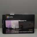 Wireless Keyboard and Mouse Combo, 9 Backlit Effects, Wrist Rest, Phone Holder, 2.4G Lag-Free Ergonomic Keyboards, Rechargeable Silent Cordless Set for Computer, Laptop, Mac, Windows -SABLUTE (Blue)