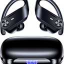 TAGRY Ear Buds with Earhooks Waterproof 80 Hrs Playtime