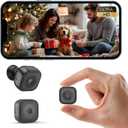 Zongbi Mini Camera,HD Security WiFi Wireless Cameras SD Card Storage & App Control,Wireless Surveillance,Motion Detection and Night Vision for Indoor
