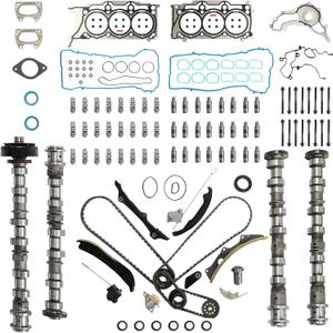 3.6 Pentastar Overhaul Rebuild Kit with Camshafts Timing Chain Kit Rocker Arms & Lifters Fit for Ram 1500 Jeep Wrangler Grand Cherokee Dodge Durango Challenger Chrysler 200 3.6L V6 2011-2016