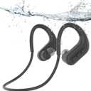 SANOTO Swimming Headphones, in Ear Bone Conduction Headphones Bluetooth 5.4, IPX8 Waterproof Earbuds Sport, 8G MP3 Player Swimming Earphones, Underwater Headphones for Swim, Run, Surf, Cycle