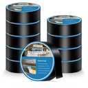 Joist Tape for Decking 2''50', Pack of 10 Weather-Resistant Deck Joist Tape, Waterproof Seal Antiseptic Butyl Joists Tape, Self-Adhesive Flashing Joists Tape for Wood Decks Beams Roof