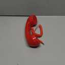 Retro Phone Handset, Phone Telephone Receiver, Multifunction Radiation Proof Handheld Cell Phone Receiver with 3.5mm Sound Plug for Mobile Phones Computers (Red)