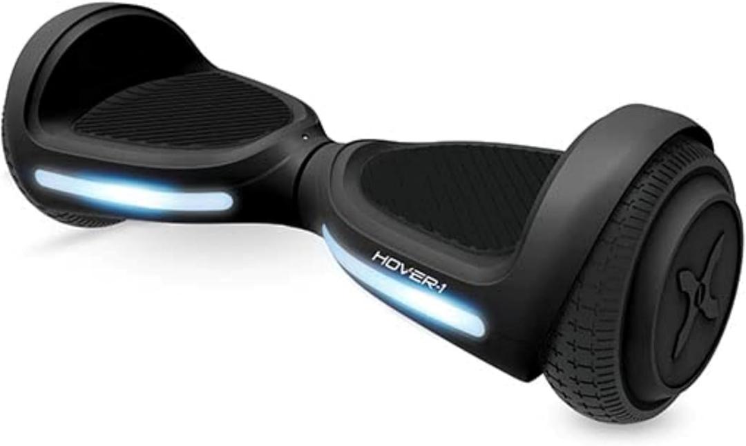 Hover-1 My First Hoverboard Electric Self-Balancing Hoverboard for Kids with 5 mph Max Speed, Dual 150W Motors, 6.3 Tires, 3 Miles Max Range, and LED Headlights (Black)