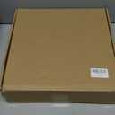 Hongkee 12x12 White Picture Frame set of 3, Made of Real Glass and Wooden Square Photo frame - Displays Picture 8x8 With Mat or 12 x 12 Without Mat, Desktop & Wall Collage Photo Frame