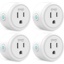 gosund   Smart Plug Mini, WiFi Smart Outlet Plug Works with Alexa and Google Home, Timer Outlet with APP Control, 2.4GHz Network Only, No Hub Required, ETL FCC Listed, 2 packs of 4 pcs, White