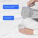Culligan with ZeroWater Technology 10-Cup Water Filter Pitcher Includes 5-Stage Advanced Water Filter, IAPMO Certified to Reduce Lead, Total PFAS (Forever Chemicals), Mercury, Fluoride, and Chlorine