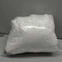 CozyLux White Full Size Comforter Set, 3 Pieces Solid Breathable Quilted Style Bedding Sets, Luxury Fluffy Soft Bed Set with Down Alternative Comforter for All Season (1 Comforter & 2 Pillowcases)