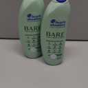 Head & Shoulders BARE Dandruff Shampoo Twin Pack, Soothing Hydration, Sulfate-Free, Silicone-Free, Dye-Free, Eco-Friendly Bottles, Safe for All Hair Types, 13.5 Fl Oz Each (Set of 2)