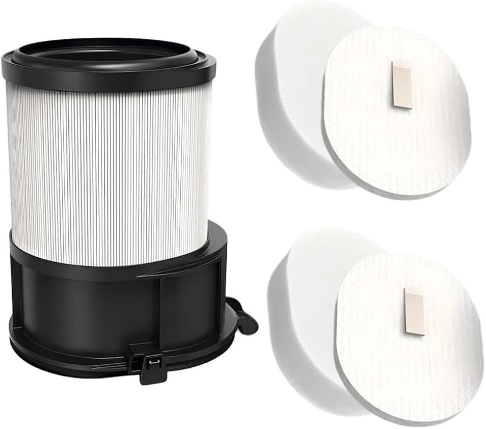 Replacement Filter Cotton Kit For Shark IP1251, IP1250, IP1251C, IP1255QPR, IP1255QTL, IP1255QCP, IP1255QNV, IP1255QMG Cordless Vacuum Cleaner, Dust Filters Household Vacuum Spare Part(B)