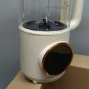8 in 1 Nut Milk Maker Machine, 48oz Homemade Almond, Oat, Soy, Coconut, Plant-Based and Non-Dairy Beverages with Self-Cleaning, Boil Water, Delay Start, Keep Warm, 16 Blade Blender, Glass Jar
