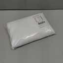 NICETOWN White Door Window Curtains for French Door, Tricia Room Darkening Adhesive Privacy Assured Thermal Insulated Blinds for Kitchen Glass Window, W 22 x L 72, 1 Panel, Pure White