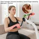 RYGEO Arm Leg Pedal Exerciser Bike Hand Arm Leg and Knee Peddler Adjustable Fitness Equipment for Seniors Cardio Exercise