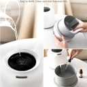 SmartDevil 1.2L Cool Mist Humidifier, Top Fill Ultrasonic Smart Air Humidifier with Essential Oils, Timing, Auto Shut Off for Home Babies Plants