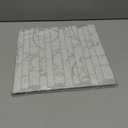 Art3d 10-Sheet Peel and Stick Backsplash, 12 in. x 12in. White Marble Design