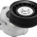AULINK 38452 Belt Tensioner Assembly with Pulley (2.0L 2.3L 2.5L-No Hybrid) For Ford Escape 2005-2012,Focus 2003-2011,Fusion Transit Connect,For Mazda 3 6 Tribute,For Mercury Mariner Milan 6E5Z6A228A