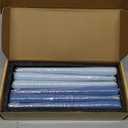 Viyffo 10 Inch Taper Candles Blue Set of 12 Unscented, Dripless, Smokeless Long Tall Tapered Candlesticks Wedding Home Decor Dinner Natural Color Series