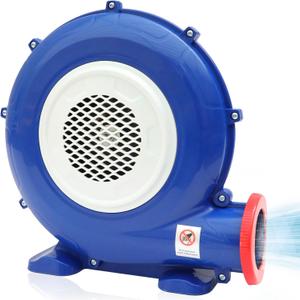 Commercial-Grade 680W 0.9HP Air Blower Fan for Inflatable Products, Recommended for Bounce Houses, Decorations, Jumpers, Tents, Paint Booths, Arches, Slides