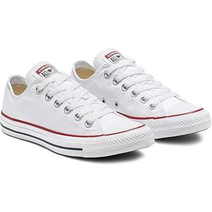 Converse Unisex Low TOP Optical White, men's: 9.5, Women's: 11.5