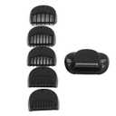 Beard Trimmer Head Replacement, Series 5/6/7 Replacement Beard Trimmer Guards with 5 Guards Combs Compatible with 5018s, 5020s, 5035s, 5049cs, 6020s, 6040cs, 7020s, 7025s