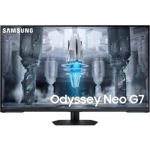 SAMSUNG 43" Odyssey Neo G7 Series 4K UHD Smart Gaming Monitor, 144Hz, 1ms, VESA Display HDR600, Quantum Matrix Technology, AMD FreeSync Premium Pro, LS43CG702NNXZA, 2023, Black