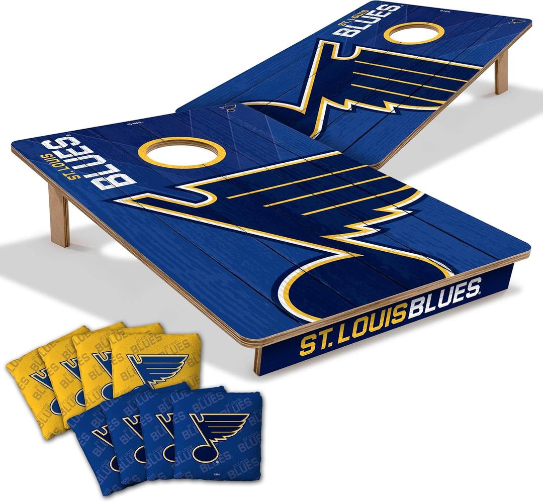 YouTheFan NHL 2 x 3 Wood Cornhole Game with Logo Bags