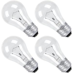 Meq IQ Tek 4-Pack Oven Light Bulbs A15 120V High Heat Bulbs for Stove Hood Pack of 2
