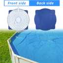Pool Cover Water Siphon Pump Kit, Automatic Removal System for Above-Ground Swimming Pool Covers, Equipped with Hose and Pump for Above-Ground Swimming Pools, Covers, and Hot Tubs Winterization Kit