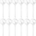 Plant Watering Globes, Self Watering Bulbs for Indoor & Outdoor Plants, Plastic Self-Watering Balls Automatic Water Irrigation Device (Clear, Large 12 Pack)