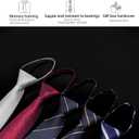 kaxilu Neckties for Mens 15pcs Assorted Zipper Ties for Men, Silky Zip Up Ties, Men's Adjustable Pretied Ties Set (Size-19"x3.3"[48*8CM], Multicolor-[15pcs]19"x3.3")