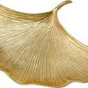 Metal Jewelry Dish, Small Leaf Shaped Ring Holder Jewelry Organizer, Trinket Dish Vanity Tray for Dresser Christmas Birthday Wedding Gifts Large Ginkgo-Gold