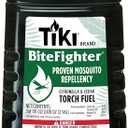 BiteFighter Mosquito Repellent Torch Fuel  3/4 Gallon (100 oz.), Citronella & Cedar Formula for Mosquito Repellency, Easy Pour Bottle, Use with Torches & Table Torches, Outdoor & Backyard Use