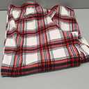 PajamaGram Christmas Pajamas For Family, Fireside Plaid, Men's LG Red