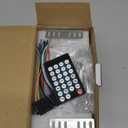 Leadfan Double Din Car Stereo Radio Support Apple Carplay&Android Auto, 7inch HD Touchscreen Double Din Radio with Bluetooth, Car Audio Receivers, Camera, MirrorLink, FM Radio, 2 USB/TF/AUX/Subwoofer