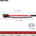 MAXPOWER Chain Wrench, 35-inch Heavy Duty Chain Pipe Wrench with 26.4-inch Length of Chain, Fits Max 7-inch Diameter