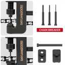 DAYUAN 13 pcs Motorcycle Chain Breaker Set, Chain Removal Tool Chain Cutter and Riveter Kit for Cam and 35 to 630 Chains