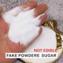 NOT Edible Faux Artificial ice Slushie, Faux Powdered, Faux Granulated, Faux Crystal, Faux coarse Glass Sprinkles Embellishment, for Polymer Clay, DIY Craft Supplies (100grams) (#2 Granulated)