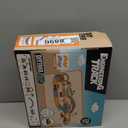 Construction Race Car Track Set for Kids - Flexible Engineering Toys with 2 Electric Cars, Birthday Gift for 3 4 5 6 7 Year Old Boys, DIY Road Games Playset with 220+ PCS