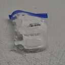 3 Set Silicone Popsicle Molds Ice Cream Mould 4 Cavity Ice Lolly Mold White Oval Cake Pop Mould with 150 Pieces Wooden Sticks for DIY Cream Popsicle Cake, White